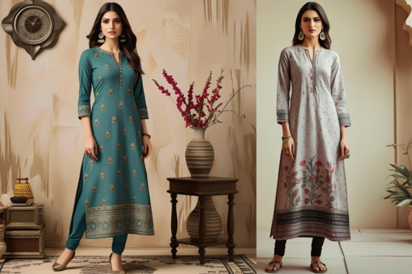 “Long Kurti designs: Find the Trendiest Cuts, Styles, and Styling Advice for Women” 16e